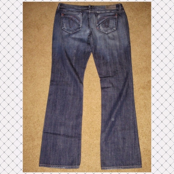 Vintage Level 99 Distressed Boho Bootcut Jeans 31 - Picture 2 of 6